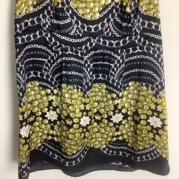 CAbi‎ Blouse Silk Pearls Chains Sleeveless Blouse Top S - Picture 5 of 10